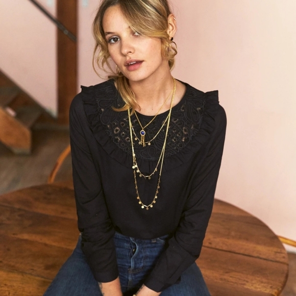 Sezane Tops - 🎉🎉FLASH SALE🎉🎉Sezane Caitlin Blouse